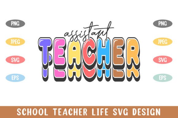 Assistant School Teacher Life Graphics and Crafts