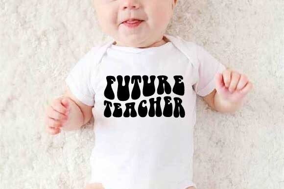 Future Teacher Retro SVG: Graphics for Crafts and Content