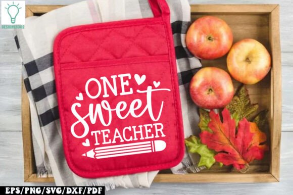 One Sweet Teacher Pot Holder SVG Review for Digital Product Creators