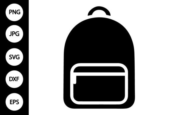 Silhouette School Backpack SVG for Graphics and Crafts