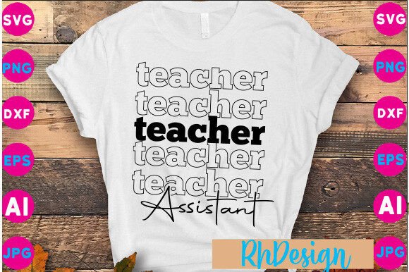 Teacher Assistant Svg Png: Graphics for Creative Crafts