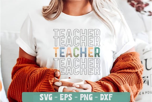 Teacher Leopard - Teacher Quotes SVG