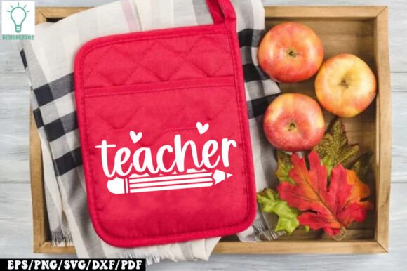 Teacher Pot Holder SVG: A Versatile Graphic Design Asset for Creative Publishers