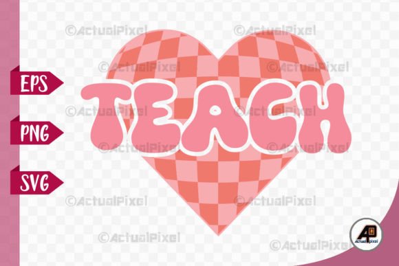 Teacher Retro SVG PNG Sublimation
