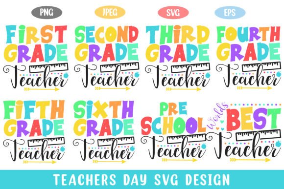 Worlds Best Teacher Colorful Teachers Graphics and Crafts